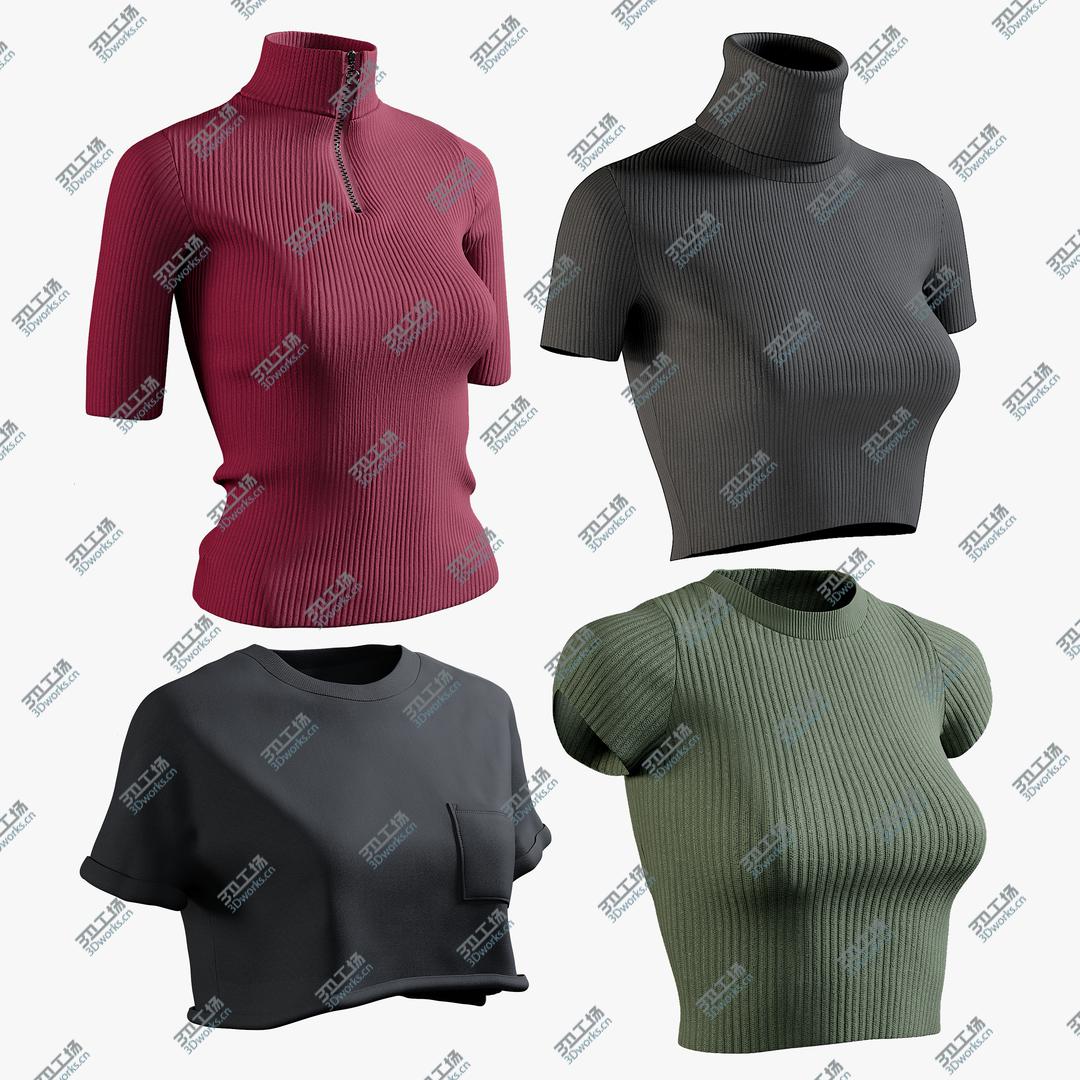 images/goods_img/202104023/Womens Tshirt Collection 3D/1.jpg